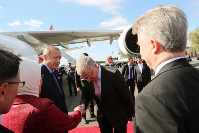 Cumhurbaşkanı Recep Tayyip Erdoğan Almanya’da